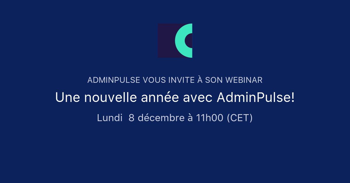 Une nouvelle année avec AdminPulse! | AdminPulse