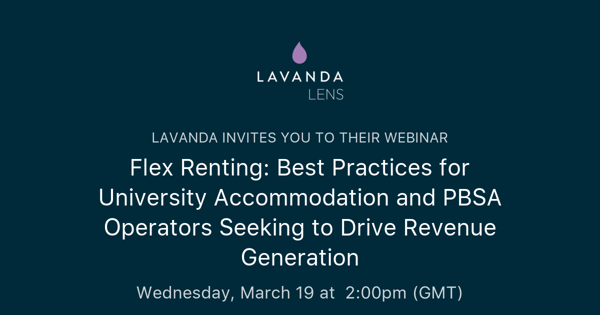 Flex Renting: Best Practices for University Accommodation and PBSA ...