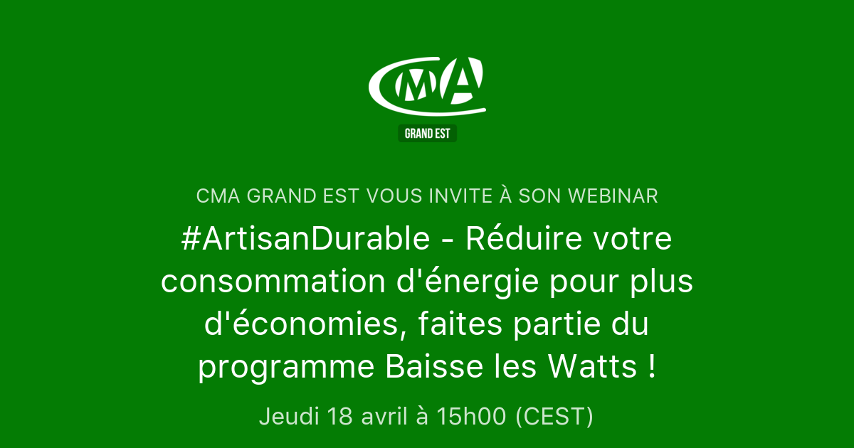 ArtisanDurable Réduire votre consommation d énergie pour plus d économies faites partie du