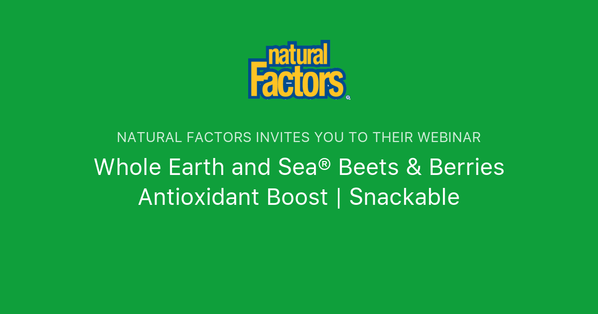Whole Earth and Sea® Beets & Berries Antioxidant Boost Snackable