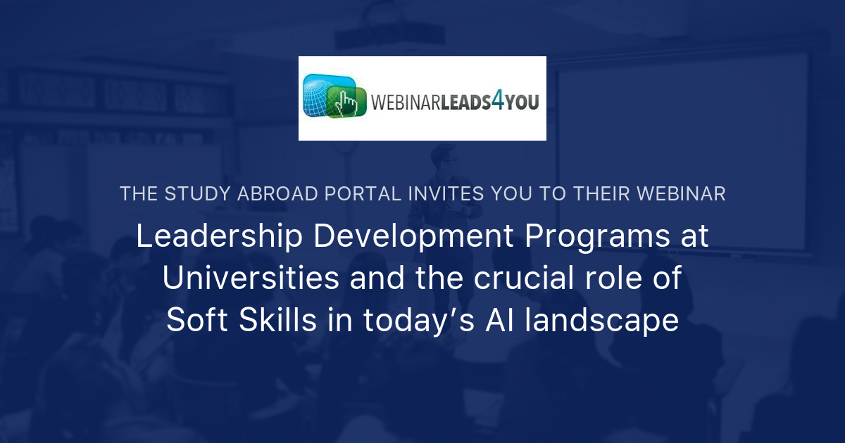 Leadership Development Programs At Universities And The Crucial Role Of ...