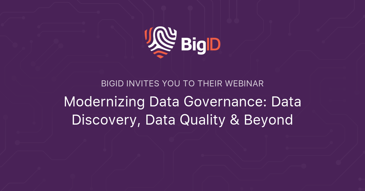 Data Fabric Modernizing Data Integration Bigid