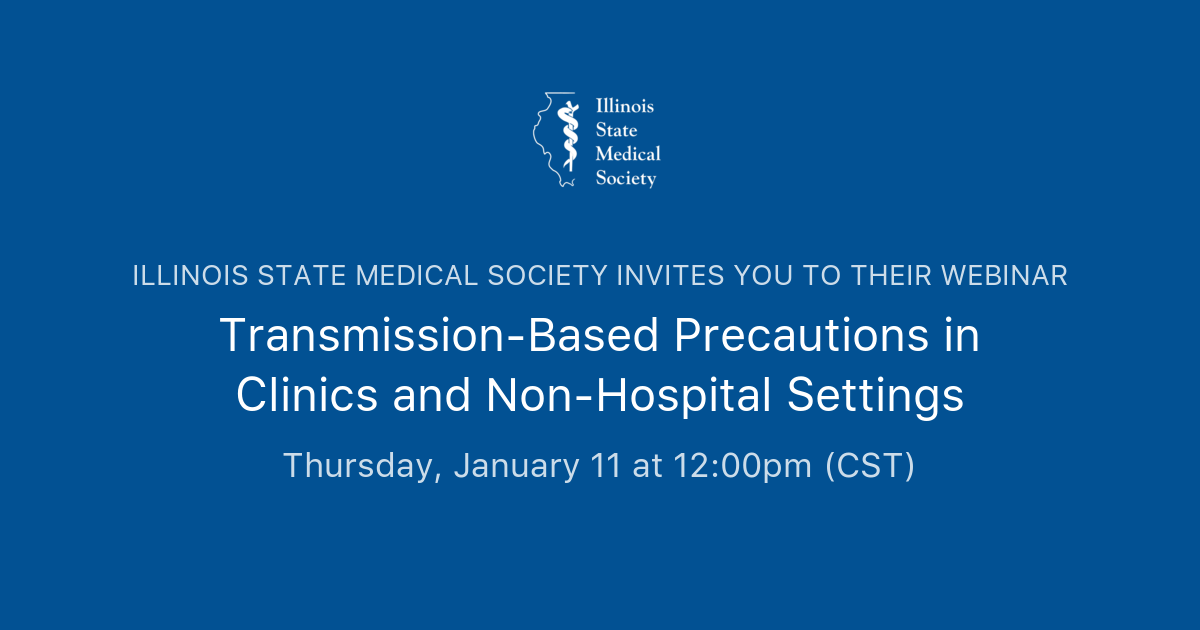 TransmissionBased Precautions in Clinics and NonHospital Settings