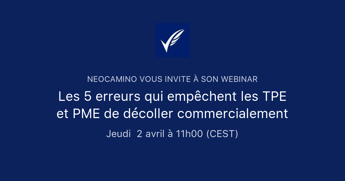 Les 5 erreurs qui empêchent les TPE et PME de décoller commercialement ...