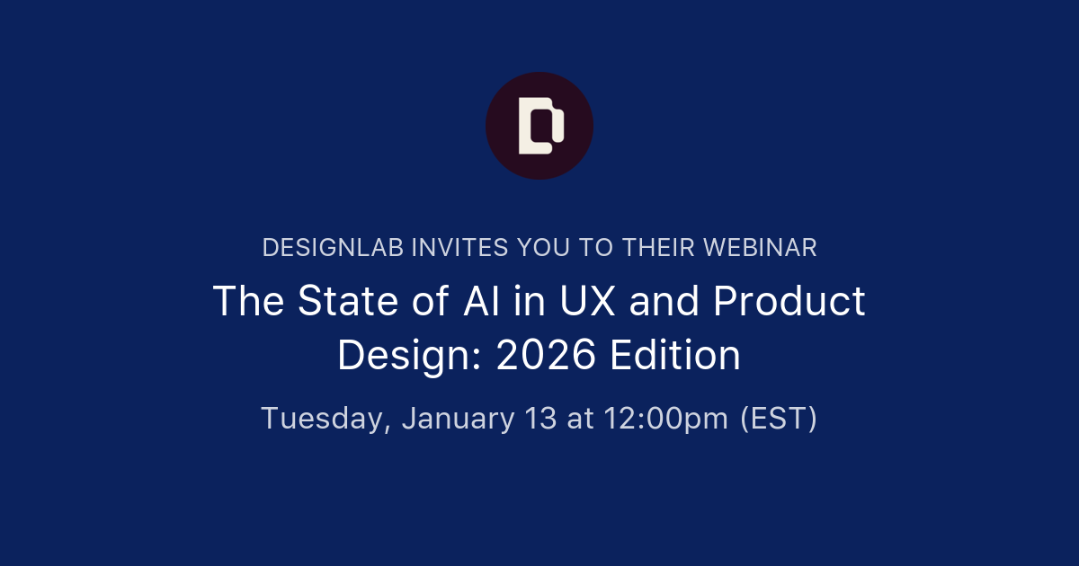 The State of AI in UX and Product Design: 2026 Edition | Designlab