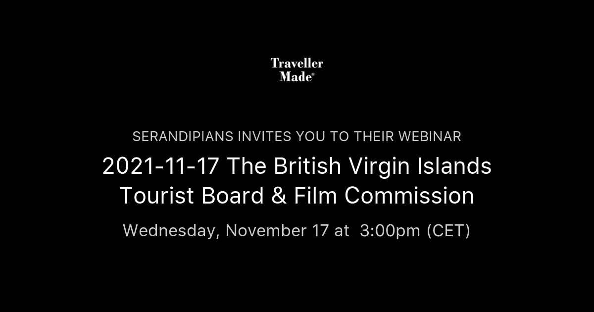 the british virgin islands tourist board & film commission