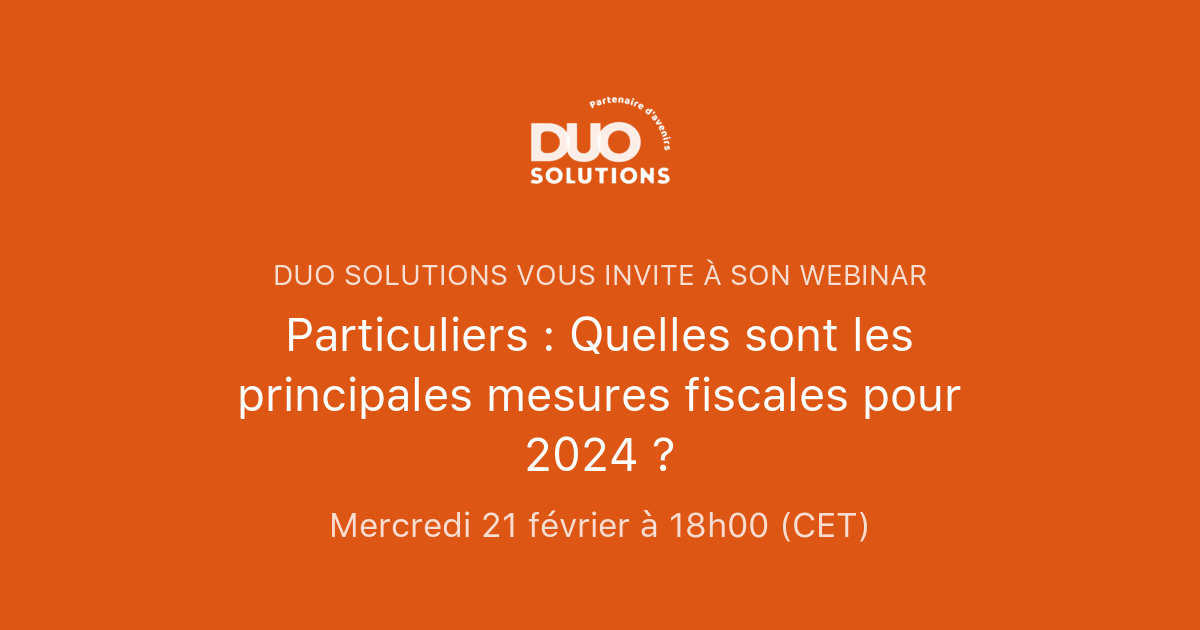 Les Principales Mesures Fiscales – MSBA