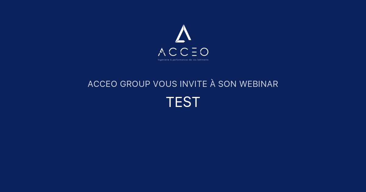 TEST | ACCEO Group