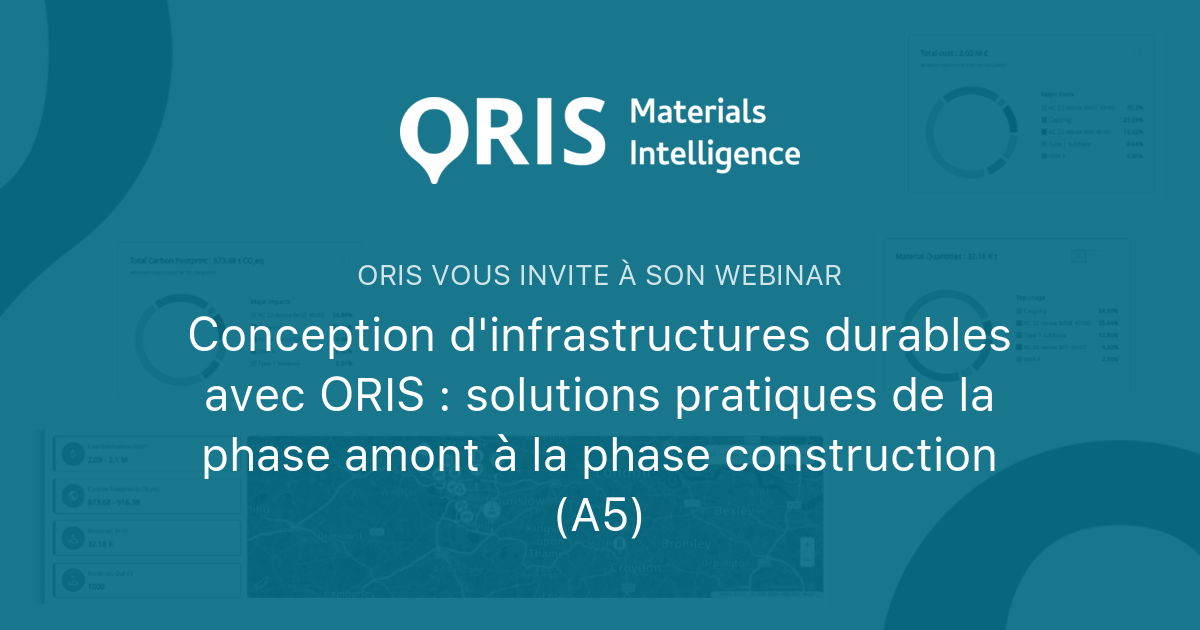 Conception d'infrastructures durables avec ORIS : solutions pratiques ...