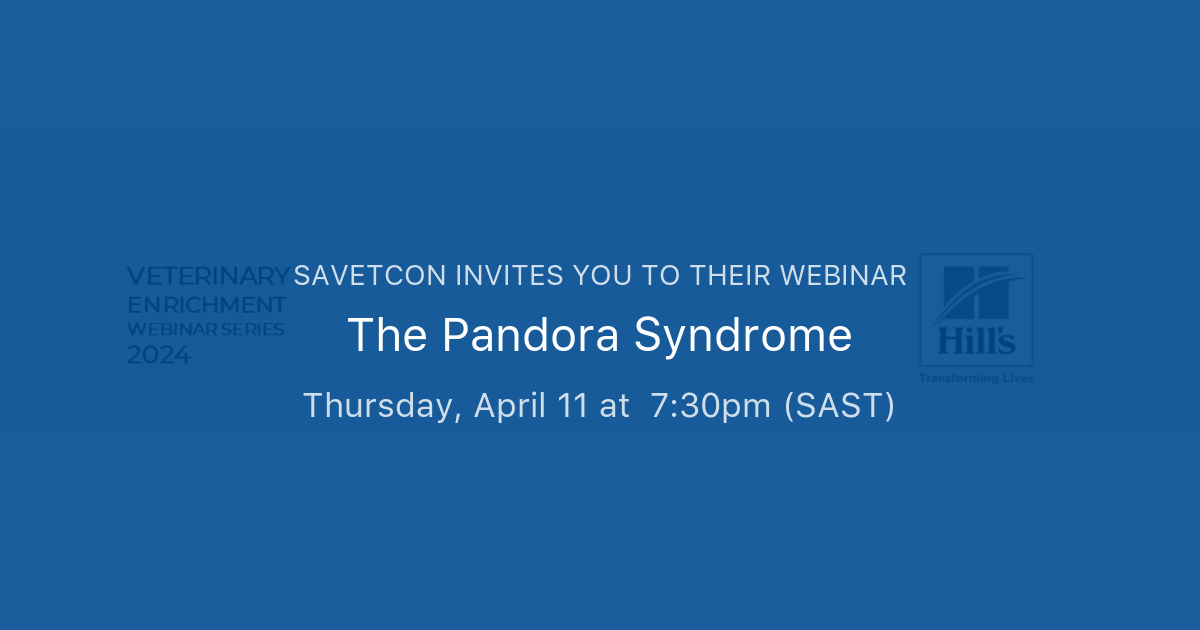 The Pandora Syndrome SAVETCON The pandora syndrome savetcon