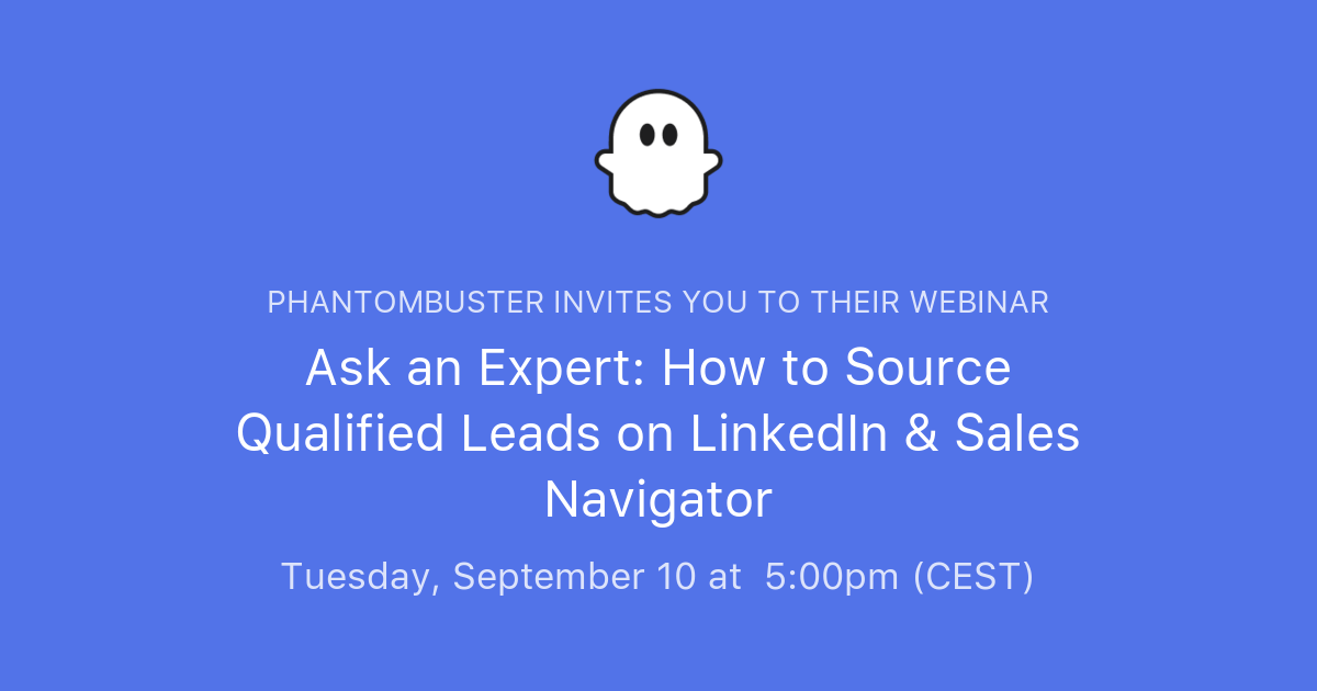 Ask an Expert: How to Source Qualified Leads on LinkedIn & Sales ...