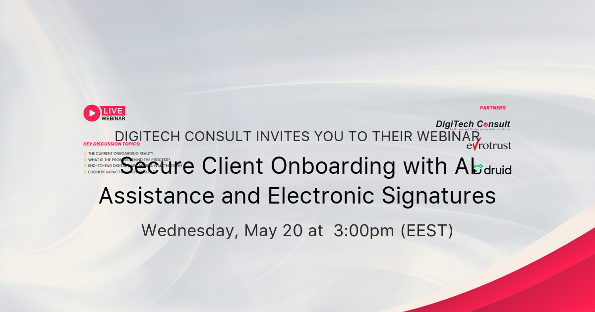 Secure Client Onboarding with AI Assistance and Electronic Signatures ...