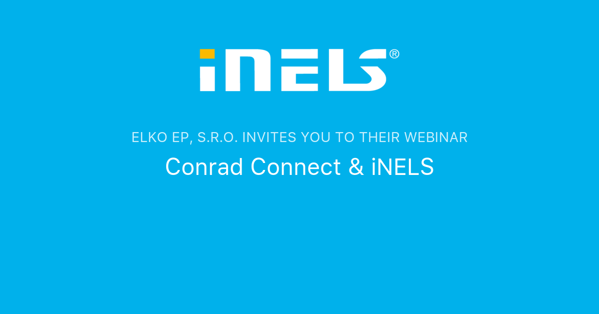 Conrad Connect & iNELS ELKO EP, s.r.o.