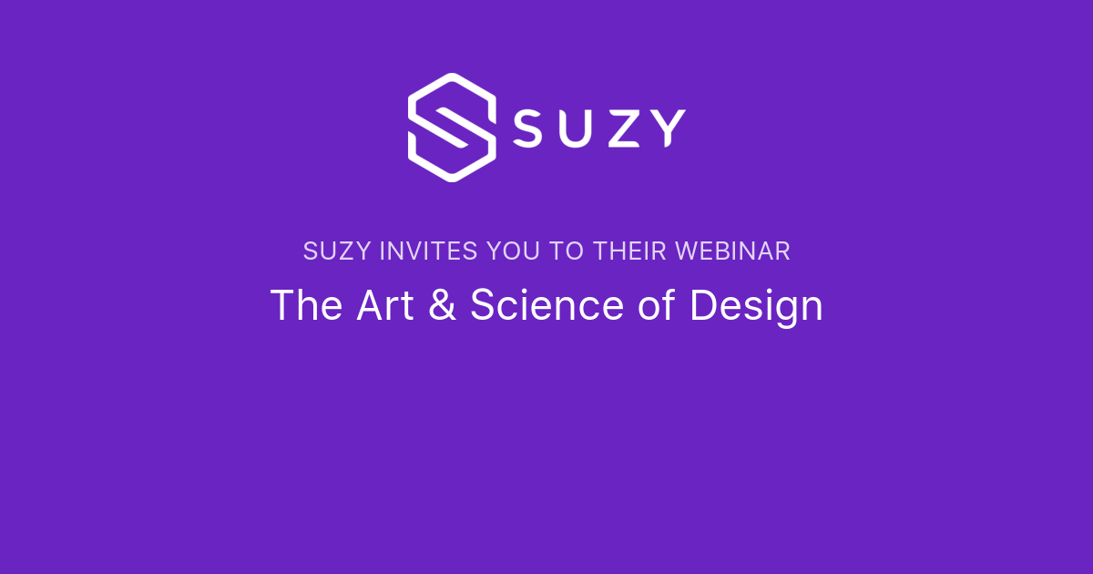 The Art & Science of Design | Suzy