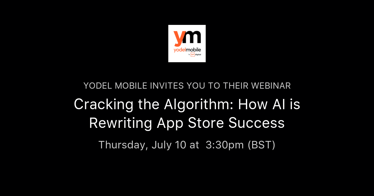 Cracking the Algorithm: How AI is Rewriting App Store Success | Yodel ...