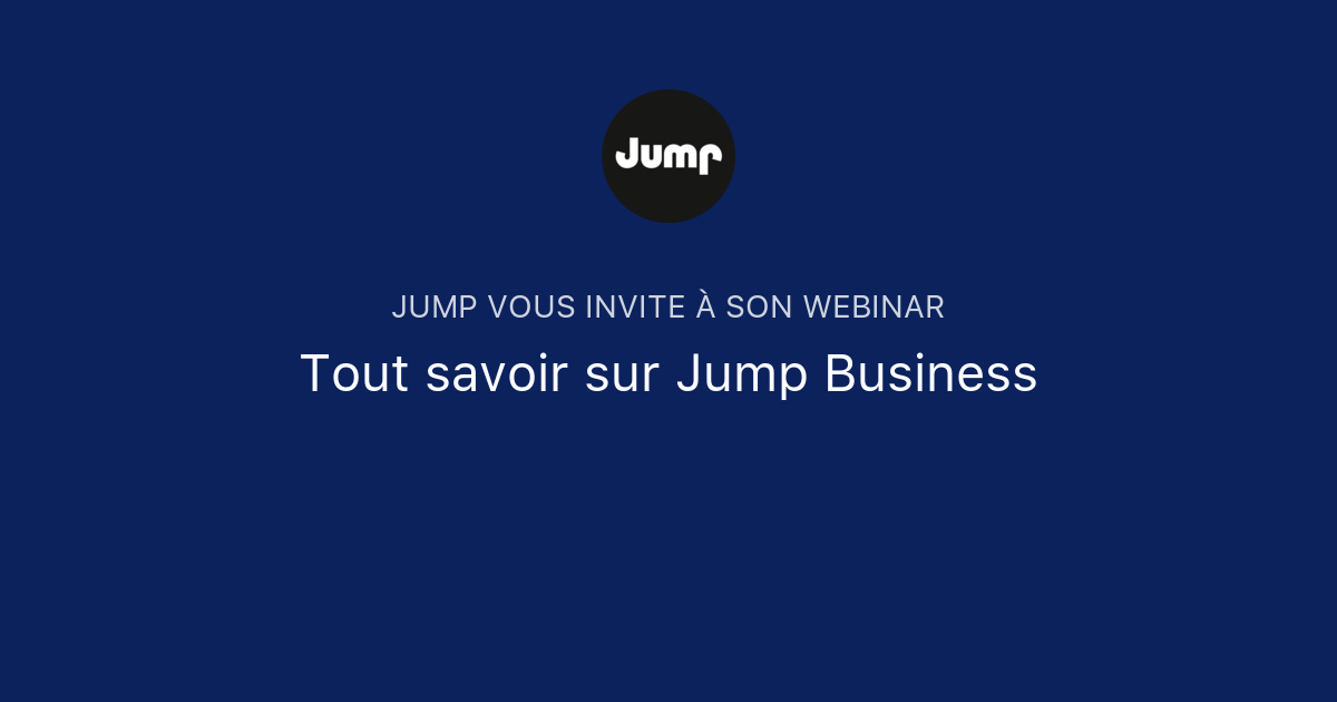 Tout savoir sur Jump Business Jump