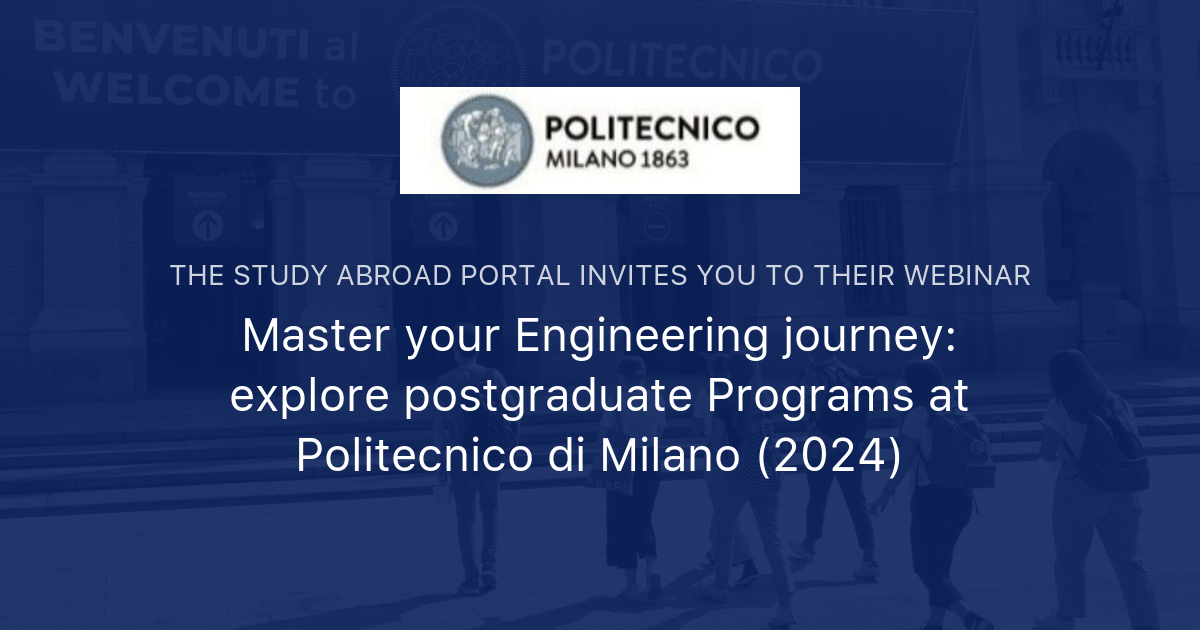 Master Your Engineering Journey: Explore Postgraduate Programs At ...