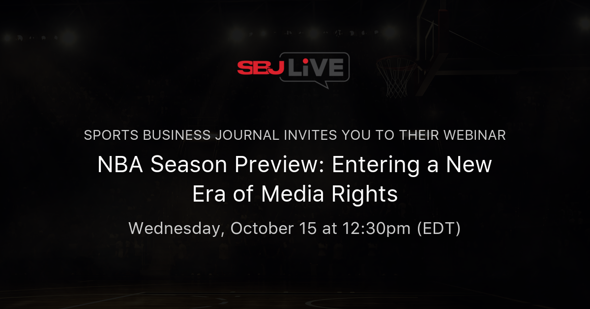 NBA Season Preview: Entering a New Era of Media Rights | Sports ...