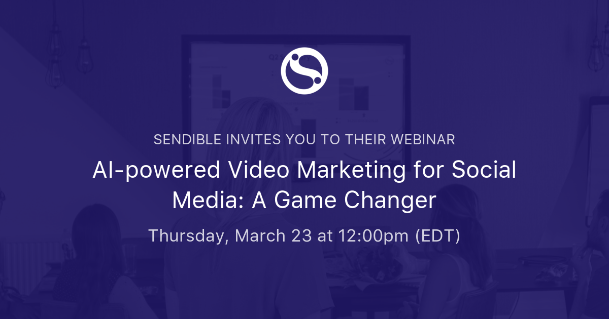 AI-powered Video Marketing for Social Media: A Game Changer | Sendible