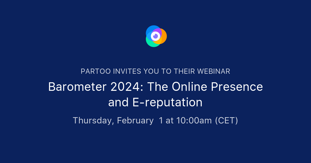 Barometer 2024 The Online Presence And E Reputation Partoo   Og 