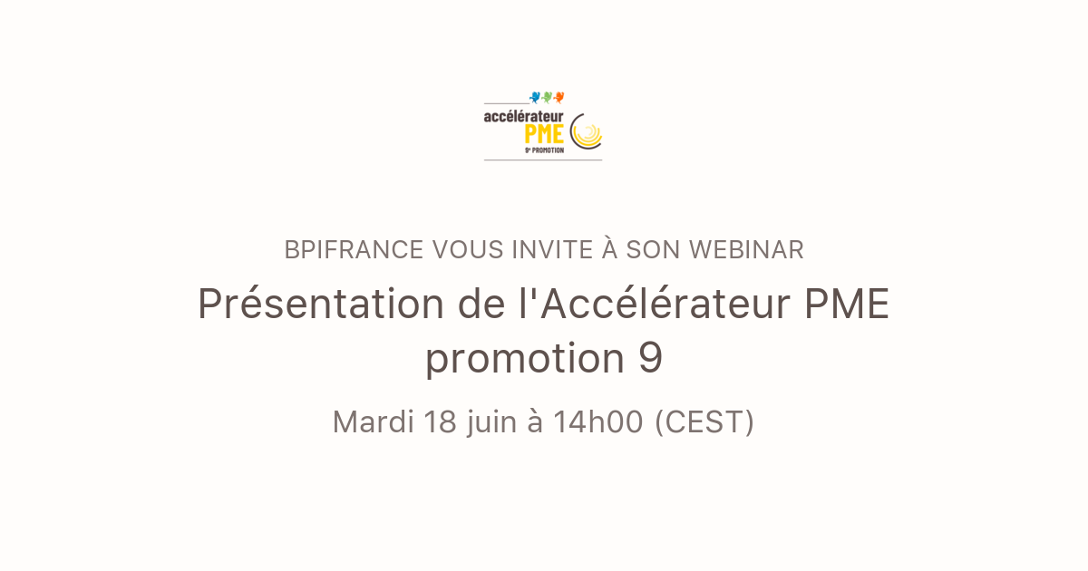 Accélérateur PME Centre-Val de Loire