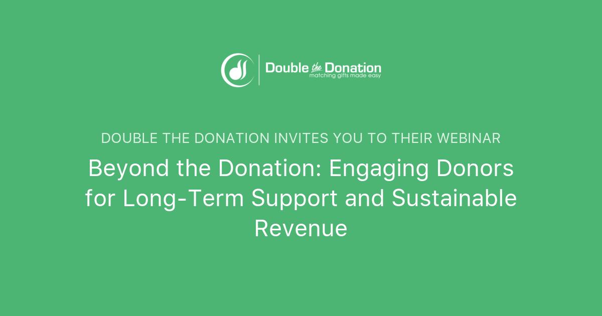 Beyond the Donation: Engaging Donors for Long-Term Support and ...