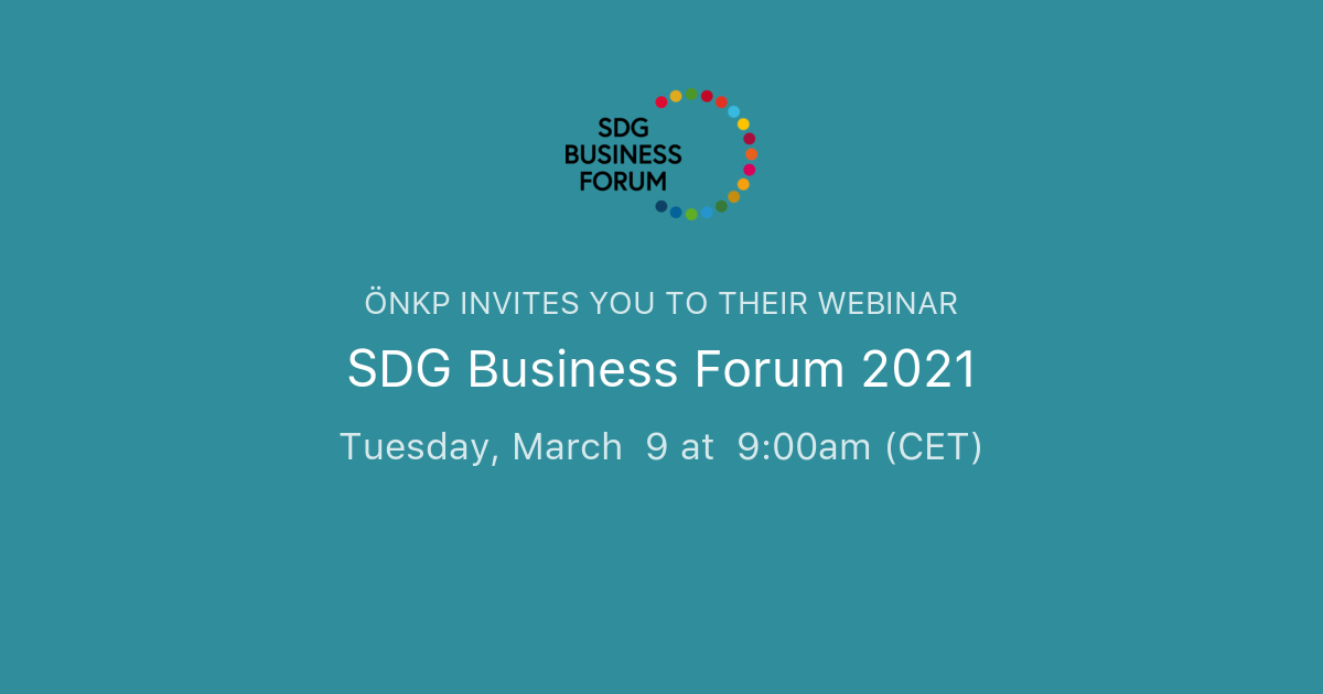 SDG Business Forum 2021 | öNKP