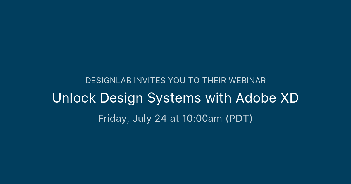 adobe xd design system