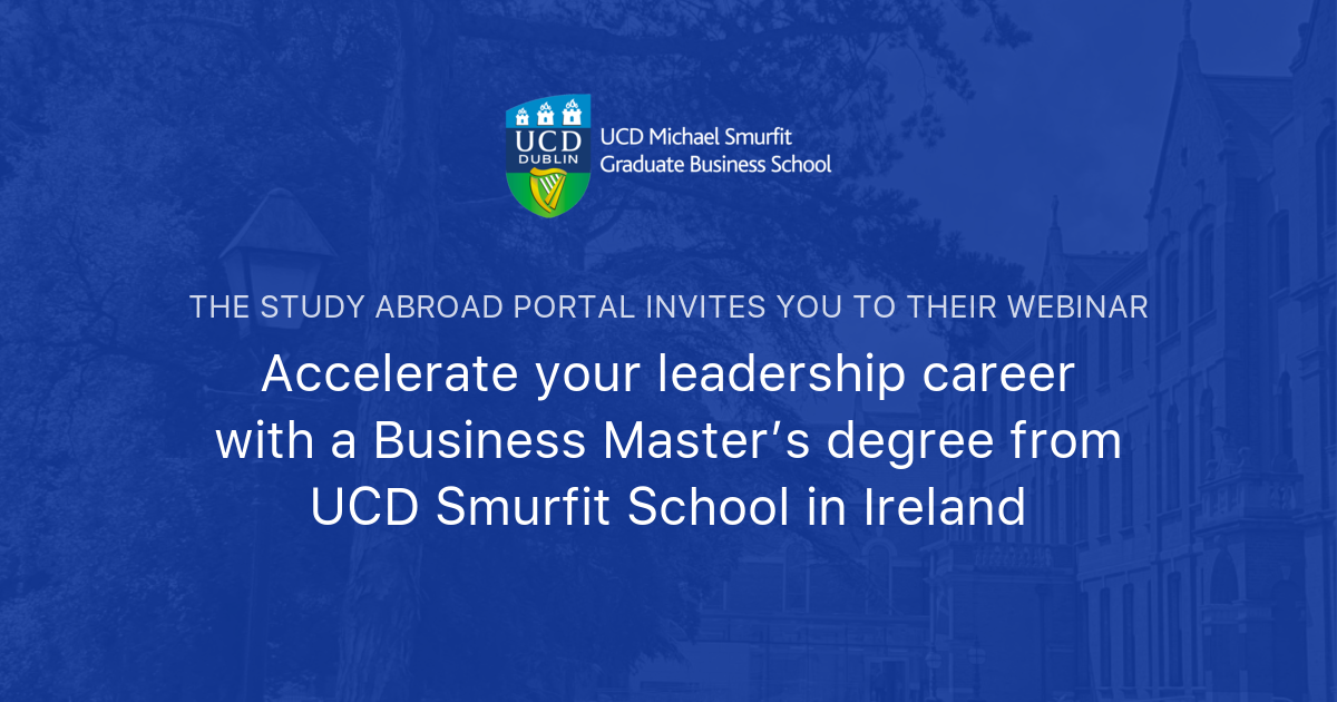 Accelerate your leadership career with a Business Master’s degree from