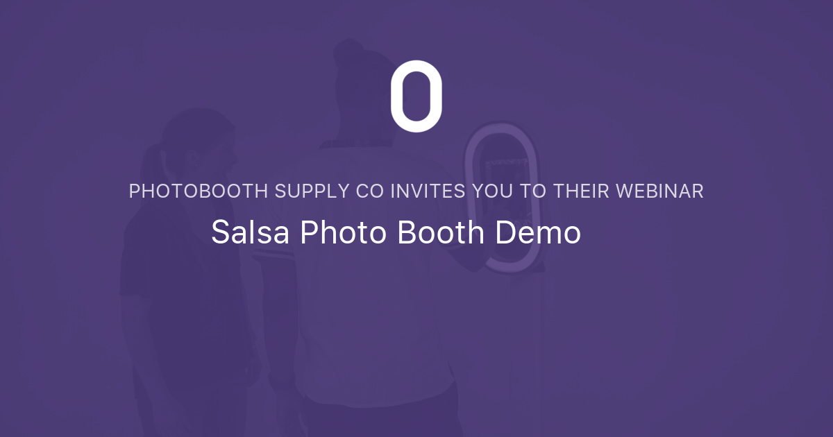 Salsa Photo Booth Demo 🌶 Photobooth Supply Co