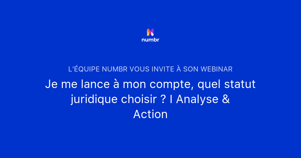 Je me lance à mon compte, quel statut juridique choisir ? I Analyse ...