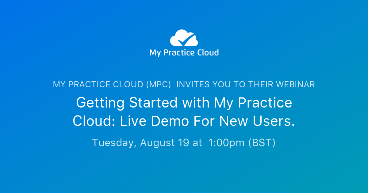 Getting Started with My Practice Cloud: Live Demo For New Users. | My ...