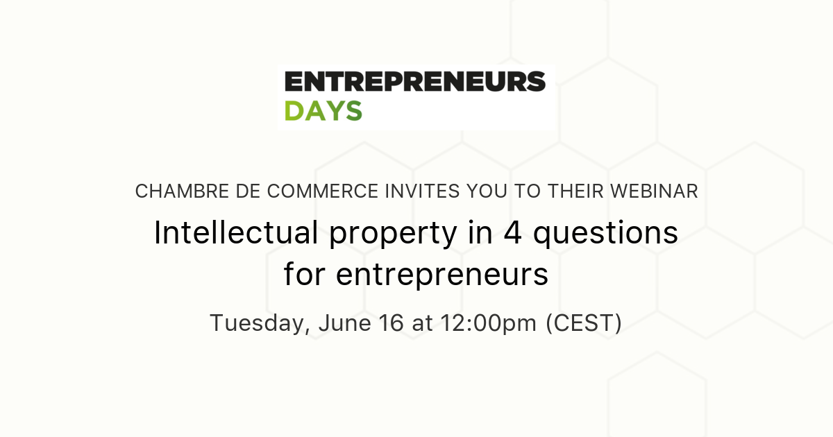 Intellectual property in 4 questions for entrepreneurs