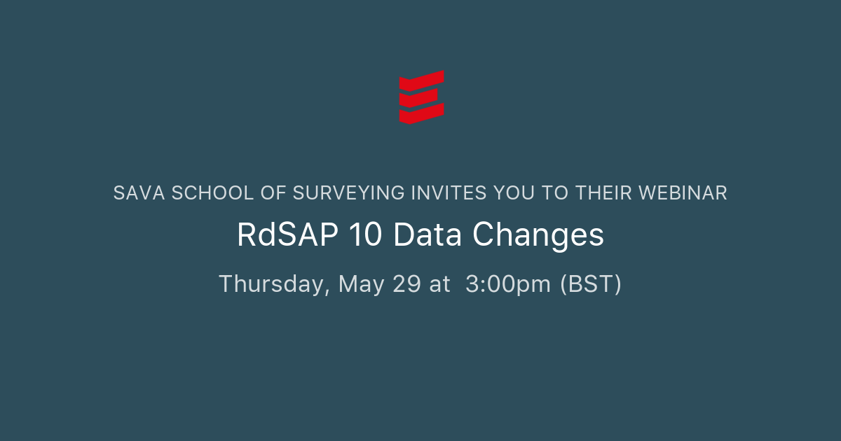 Htc Equation Rdsap RdSAP 10 Data Changes | Sava School of Surveying