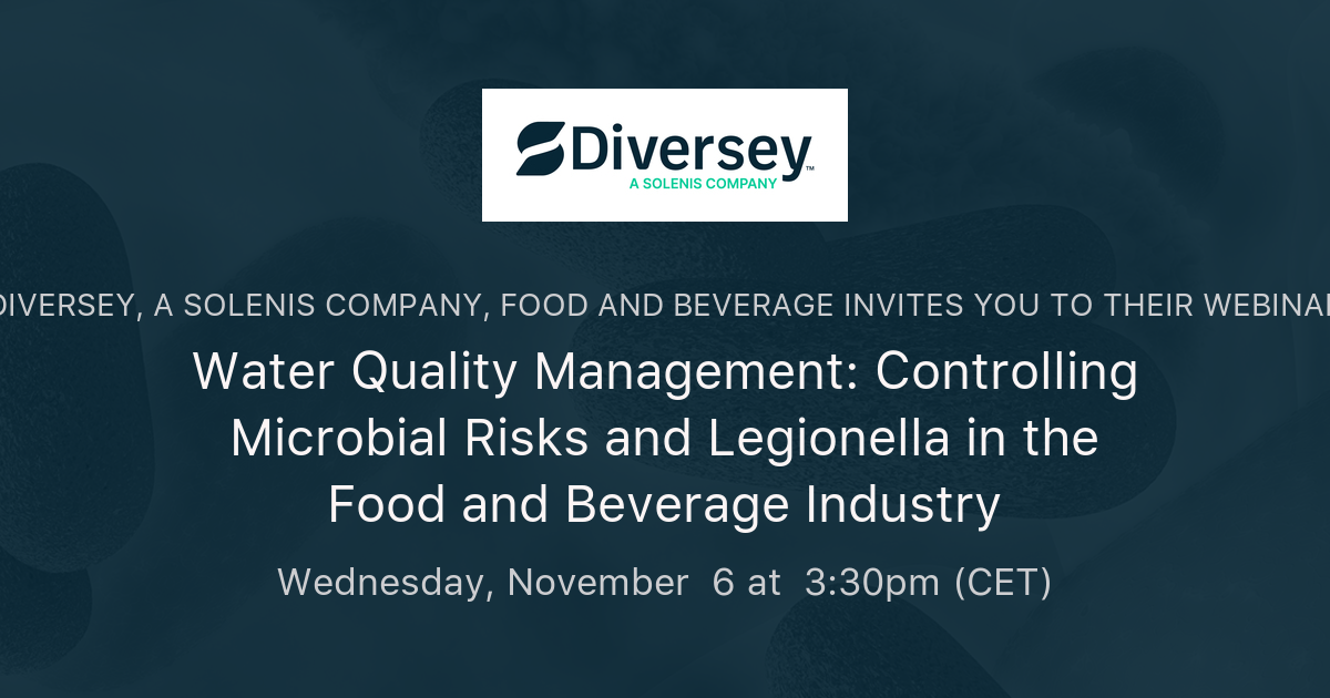 Water Quality Management Controlling Microbial Risks and Legionella in