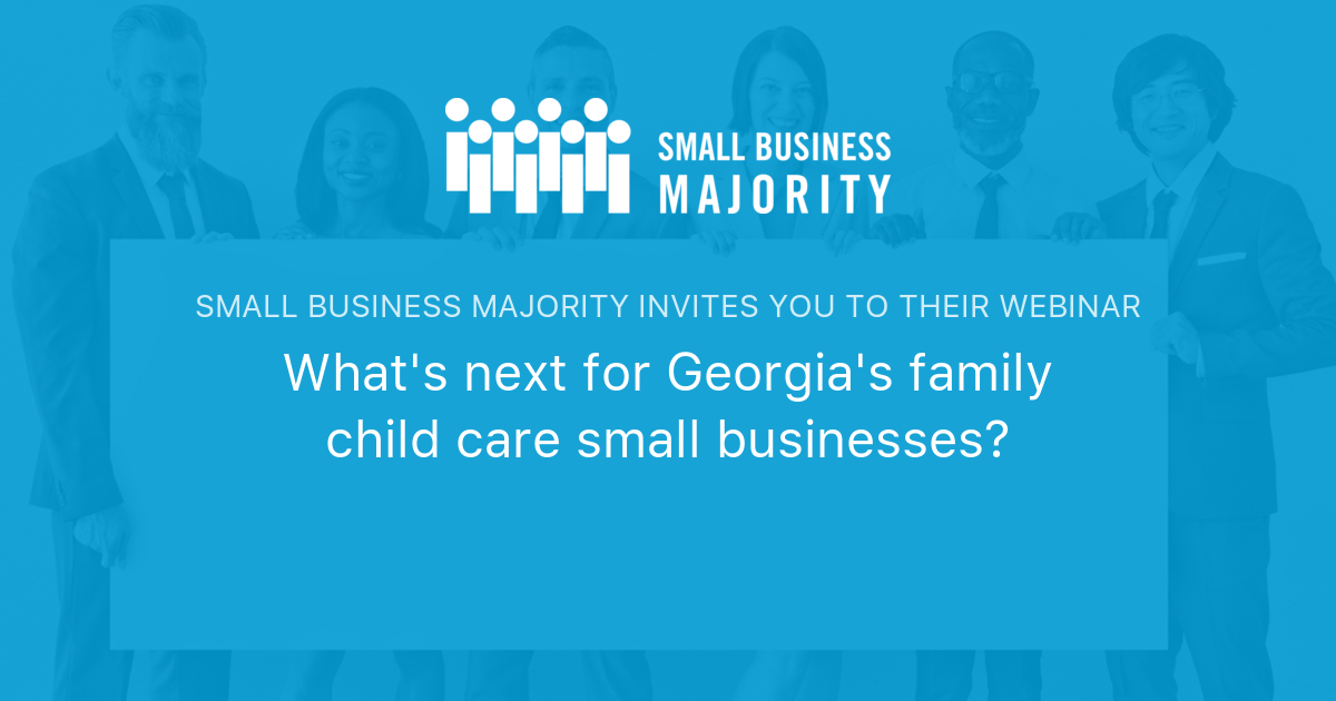 What's next for family child care small businesses? Small