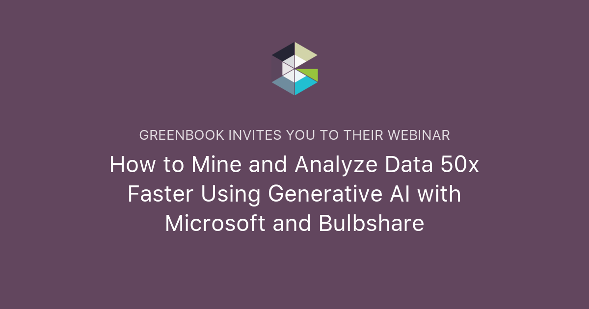 How to Mine and Analyze Data 50x Faster Using Generative AI with ...